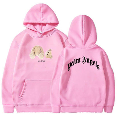 Bear Angels Decapitated Bear Teddy Bear Print Couple Hoodie