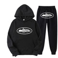 Plus Size Long Sleeve Pullover Hoodie Sweatpants Set