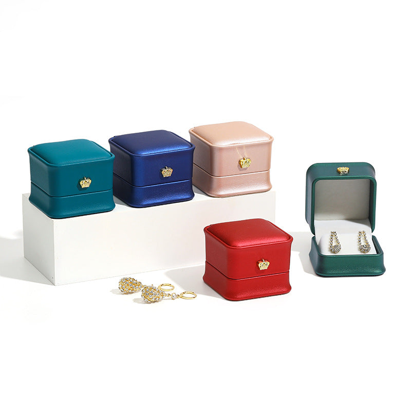 Elegant Jewellery Gift Box – PU Leather Earring Display Case