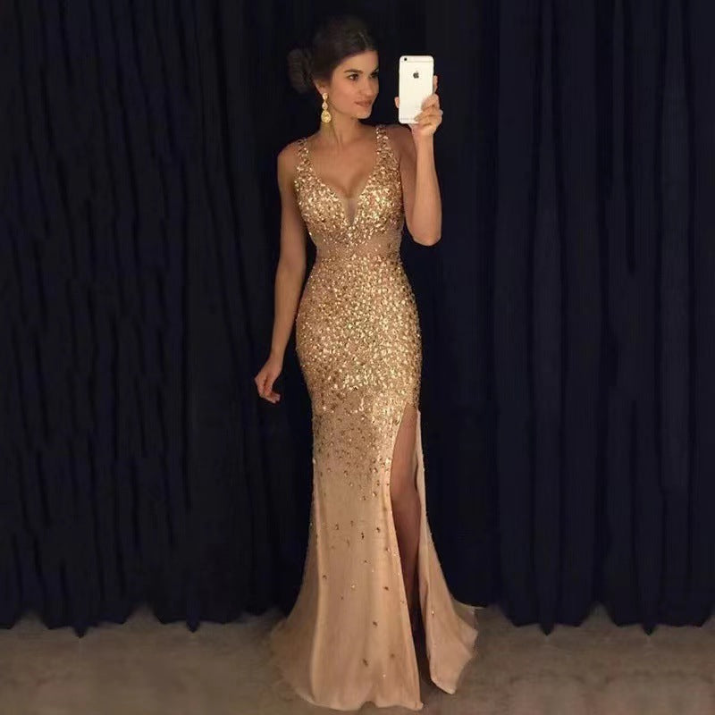 Long Evening Gown Fashion Dress