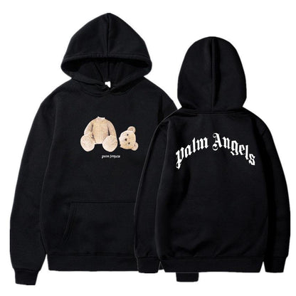 Bear Angels Decapitated Bear Teddy Bear Print Couple Hoodie