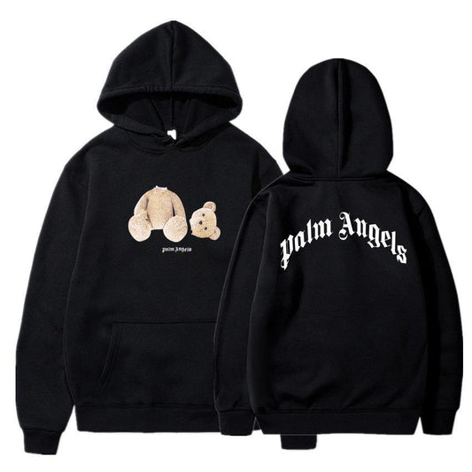 Bear Angels Decapitated Bear Teddy Bear Print Couple Hoodie