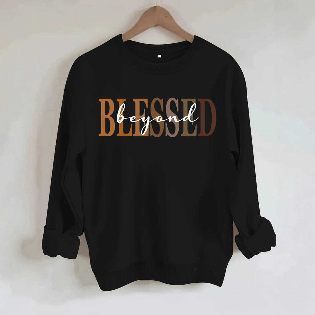 Loose velvet sweatshirt