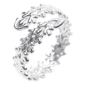 Tone Gold  Silver Bone Ring Open Adjustable Unisex Ring