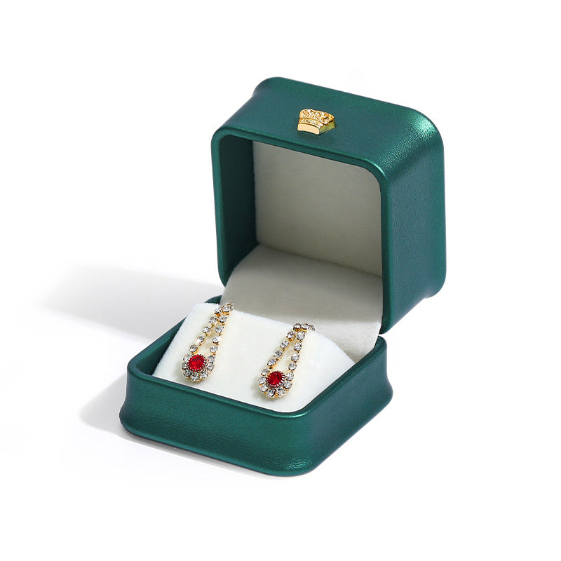 Elegant Jewellery Gift Box – PU Leather Earring Display Case
