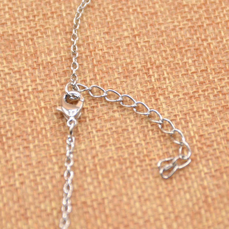 Lucky Horseshoe Pendant Necklace – Rhinestone Double Chain Jewellery
