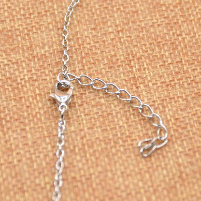 Lucky Horseshoe Pendant Necklace – Rhinestone Double Chain Jewellery