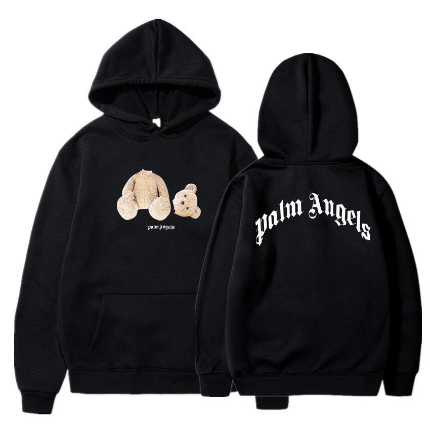 Bear Angels Decapitated Bear Teddy Bear Print Couple Hoodie