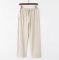 Cotton and linen men's Chinese wind long pants spring and summer Chinese linen casual pants