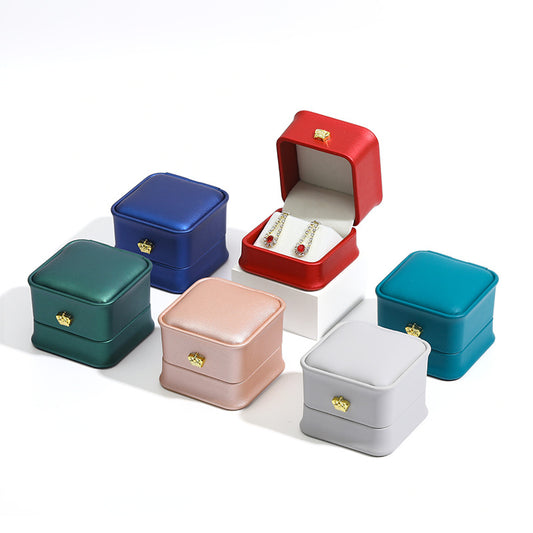 Elegant Jewellery Gift Box – PU Leather Earring Display Case