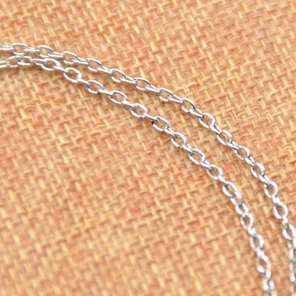 Lucky Horseshoe Pendant Necklace – Rhinestone Double Chain Jewellery